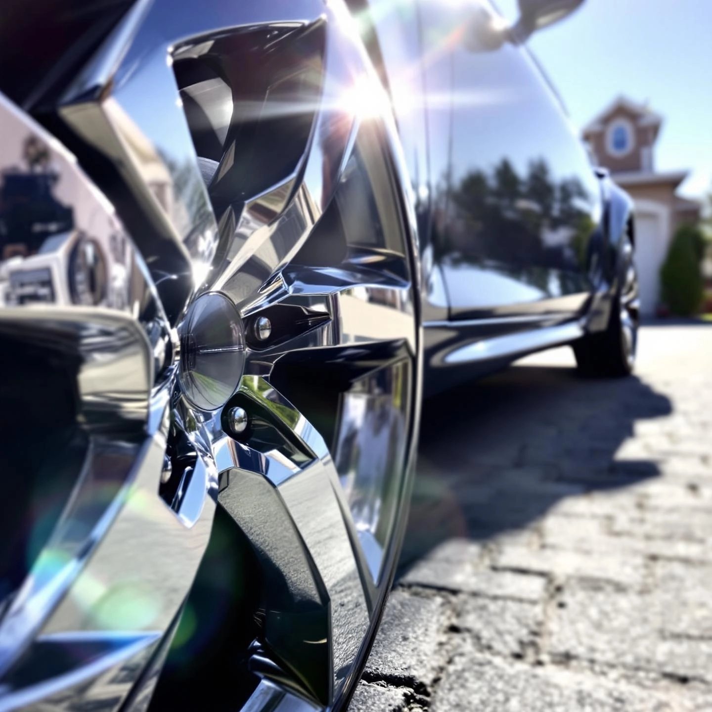 clean aluminum wheels enhance your vehicle's appearance and value