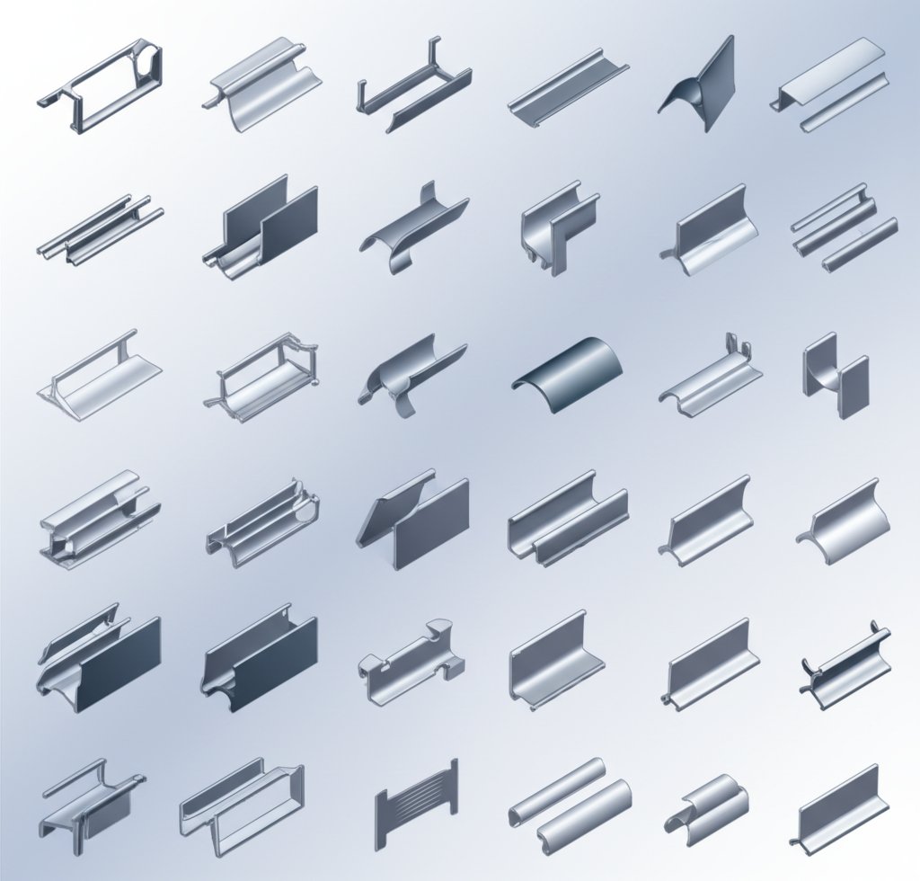 comparison matrix of surface finishes for metal used in automotive aluminum extrusions