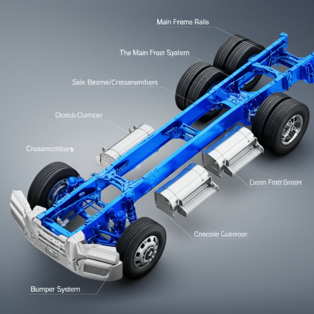 key applications of aluminum extrusions in a modern truck chassis