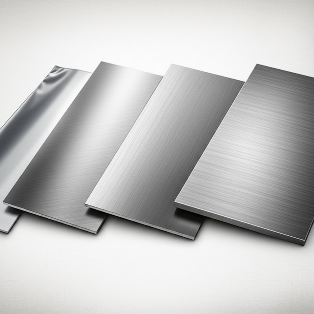 comparison of aluminum foil sheet and plate highlighting different thicknesses and forms