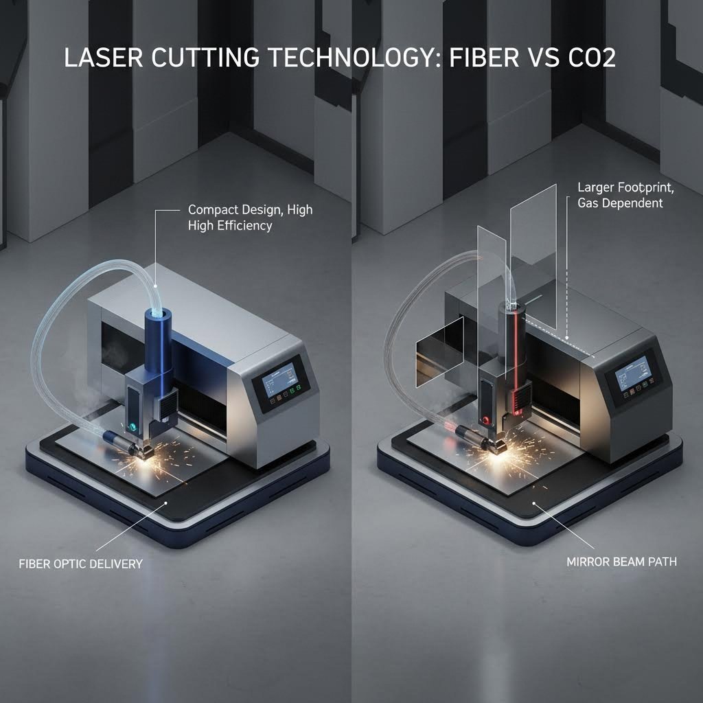 fiber laser and co2 laser systems comparison for metal cutting applications