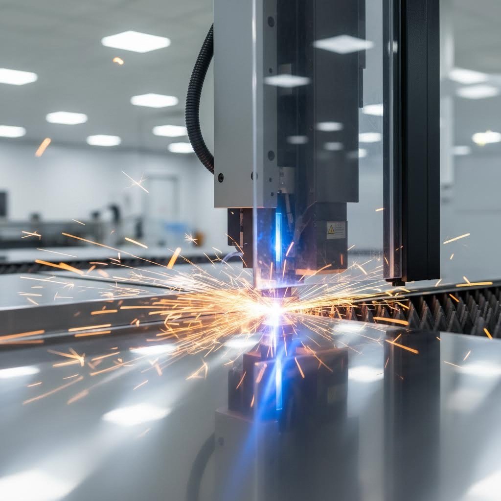 fiber laser cutting stainless steel sheet with precision beam technology