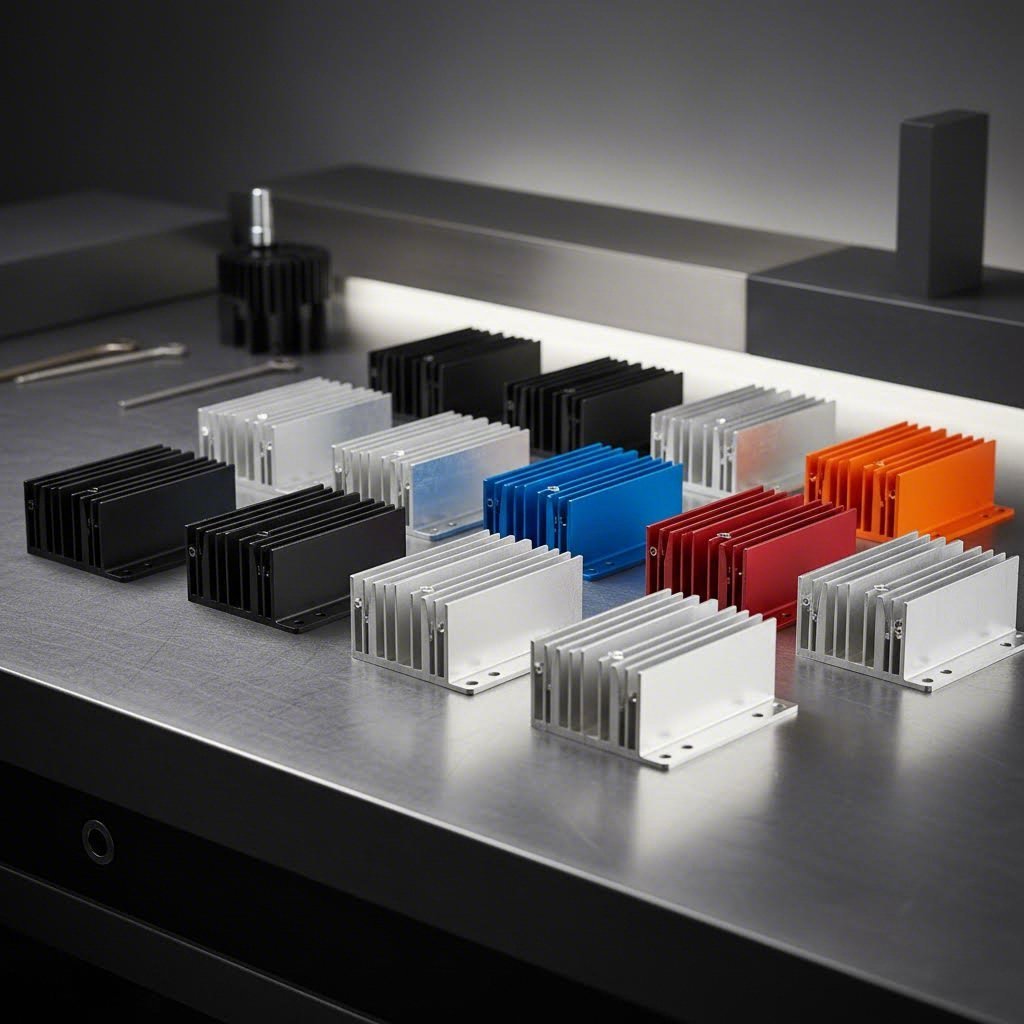 surface treatments enhance both thermal performance and aesthetic appeal of aluminum heat sinks