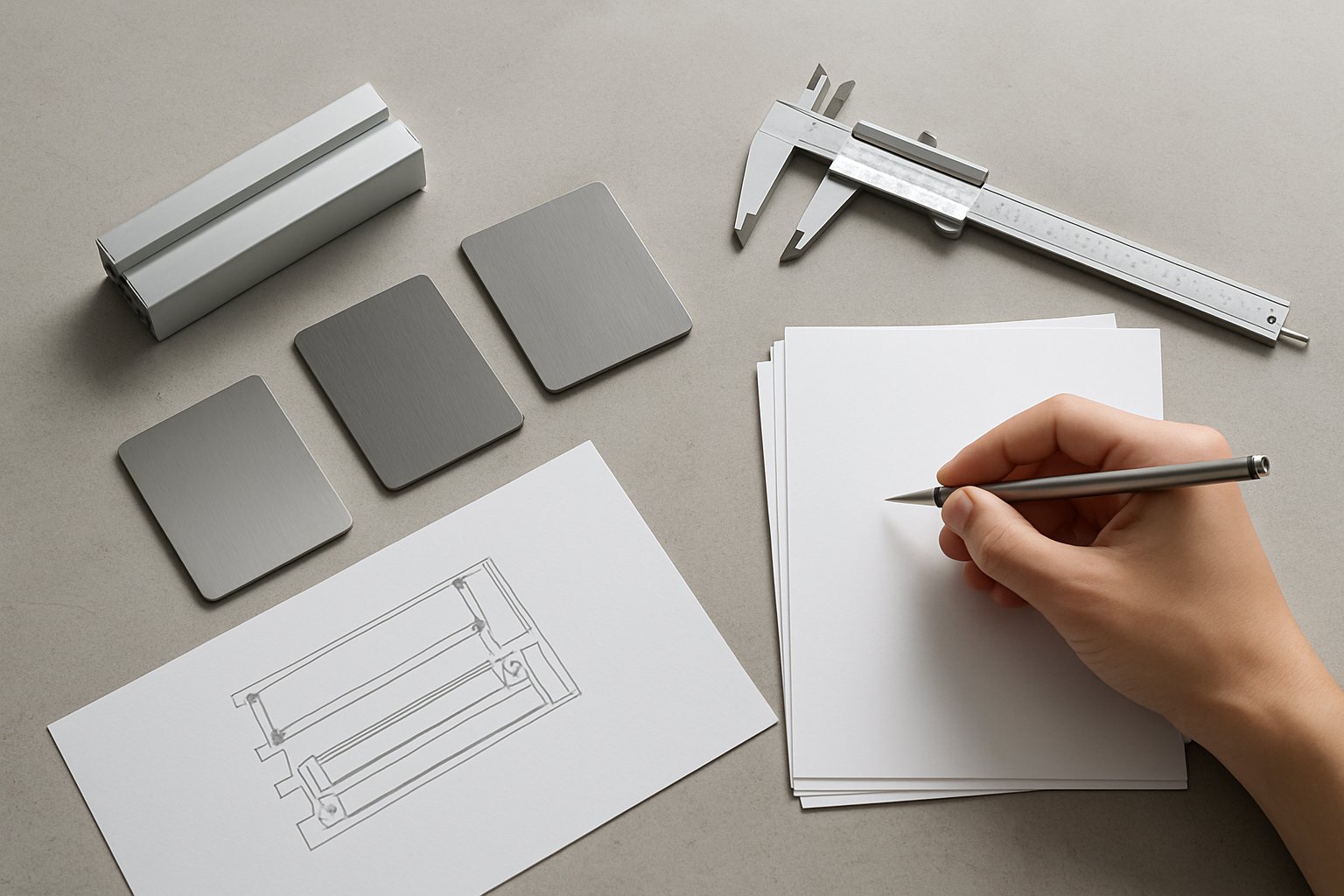 preparing an aluminium extrusion profile specification for supplier review