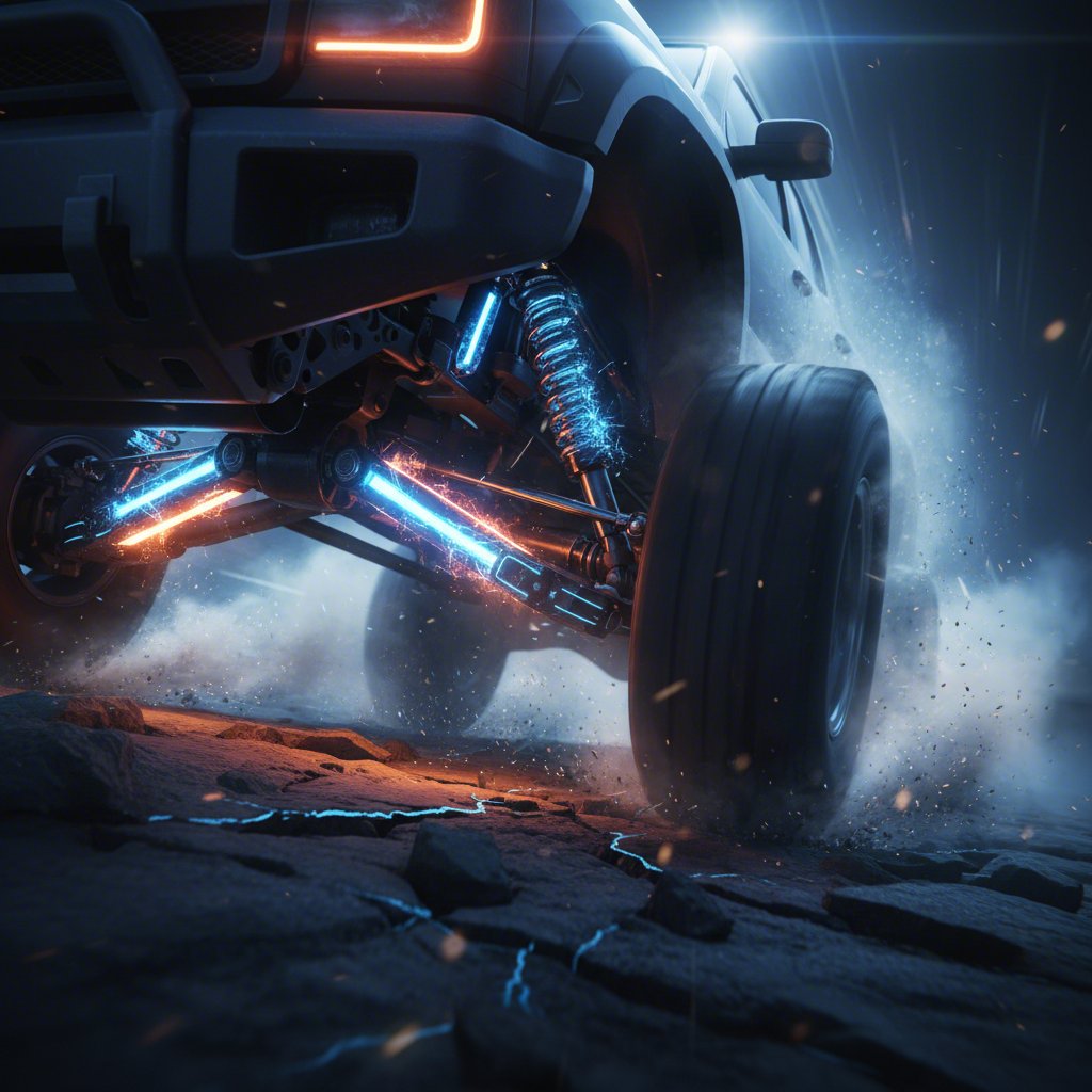 high strength solid control arms providing durability for off road and lifted trucks