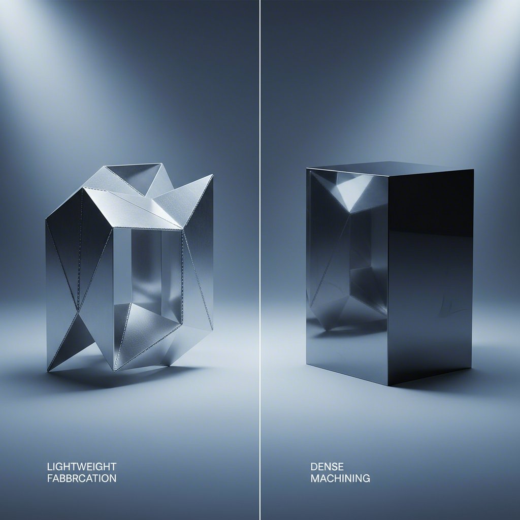 visual comparison of hollow stamped steel and solid forged control arm structures