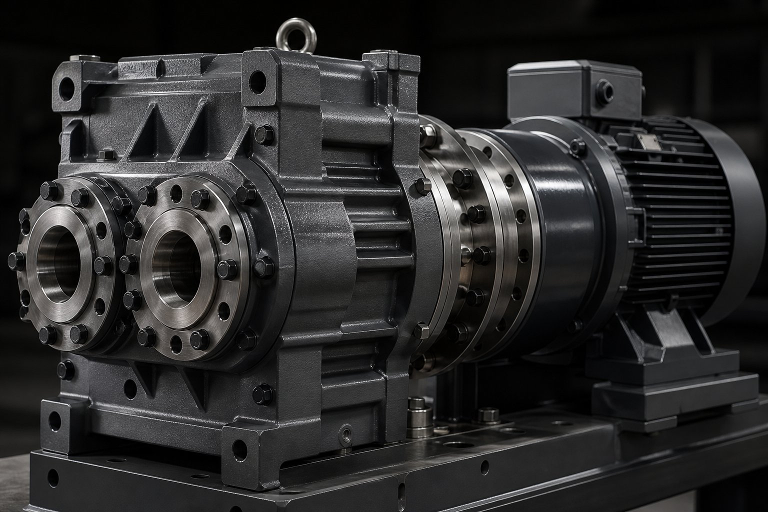 twin screw extruder gearbox and motor assembly %E2%80%94 the drive system that defines real performance limits