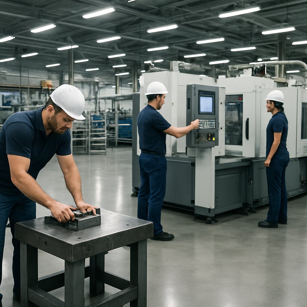 toolmakers machinists and operators have different roles in the shop