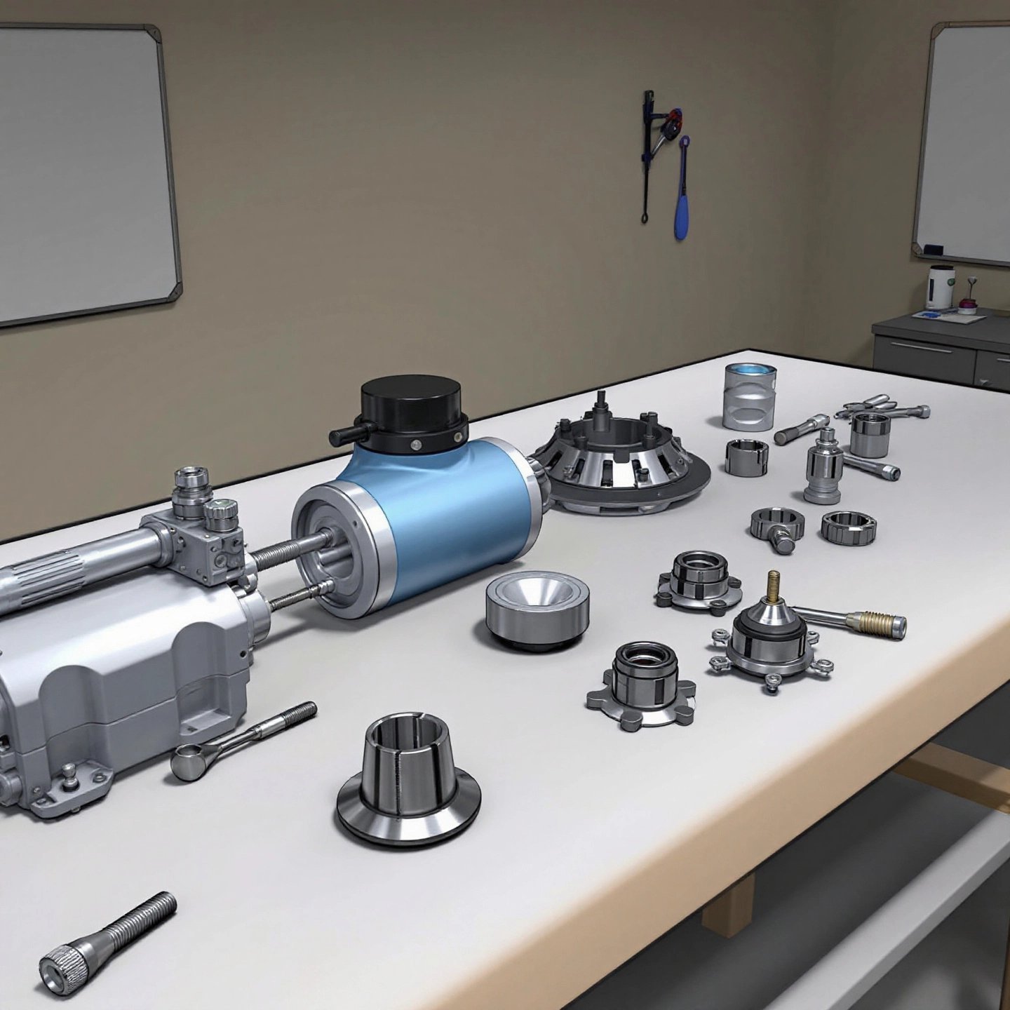 wheel bearing press tool kit and adapters ready for precise hub and bearing installation or removal