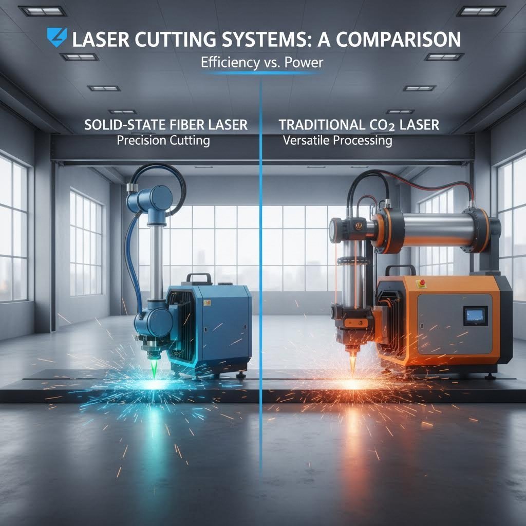fiber laser and co2 laser systems comparison for steel cutting applications