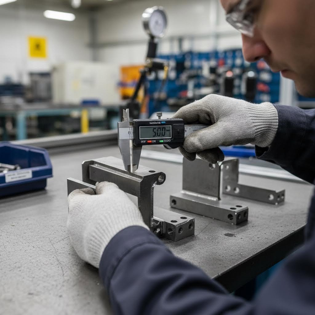 quality inspection of laser cut steel components for edge finish verification