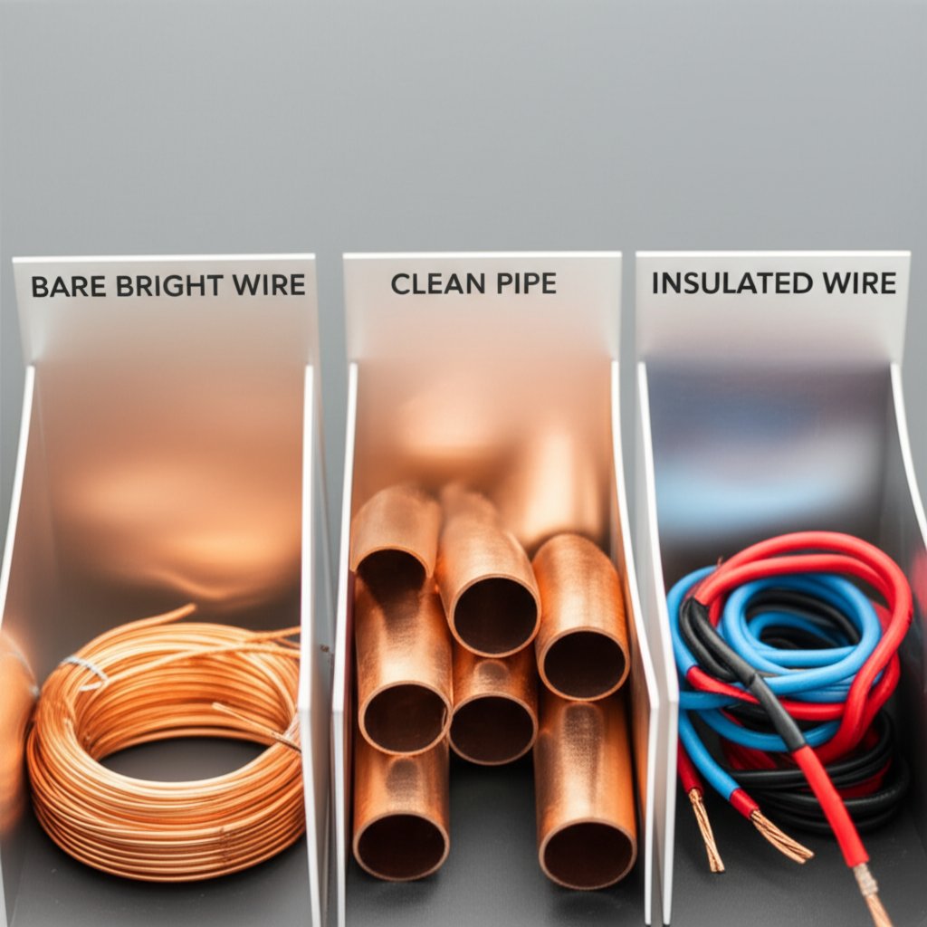 common copper scrap grades bare bright 1 copper 2 copper and insulated wire