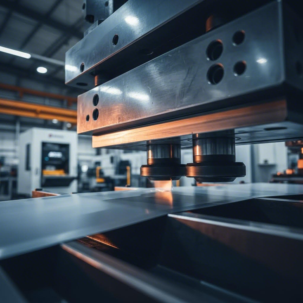 precision stamping die forming metal with optimized surfaces designed to prevent galling damage