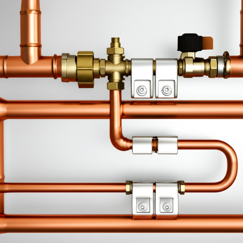 copper pipe applications in hvac and gas systems