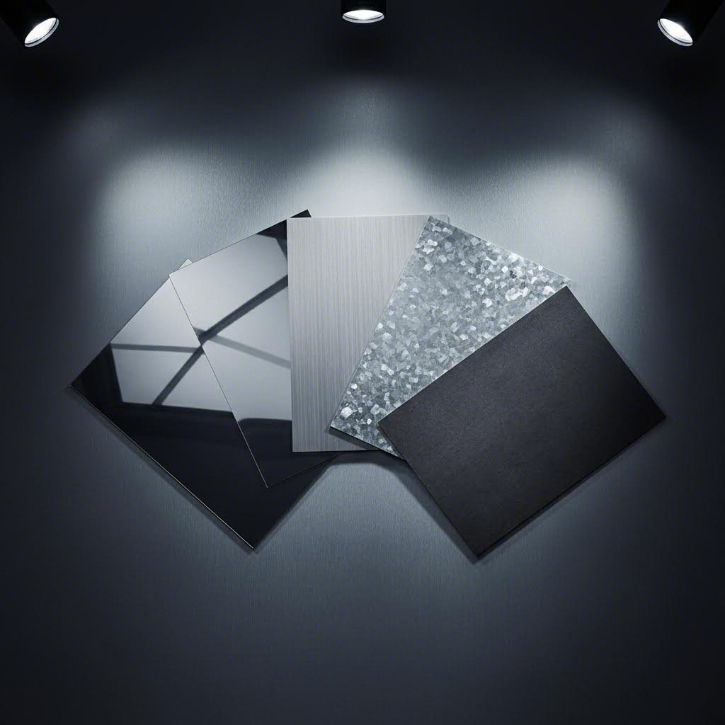 industrial metal sheet varieties stainless steel aluminum galvanized and carbon steel