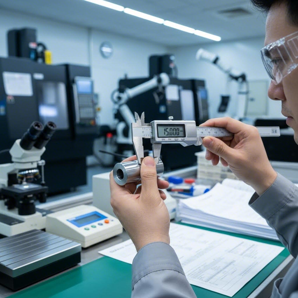 quality inspection ensures fabricated components meet precise specifications