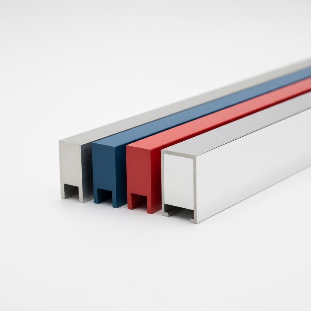 surface finishes including anodizing powder coating and pvdf provide varying levels of protection and aesthetics