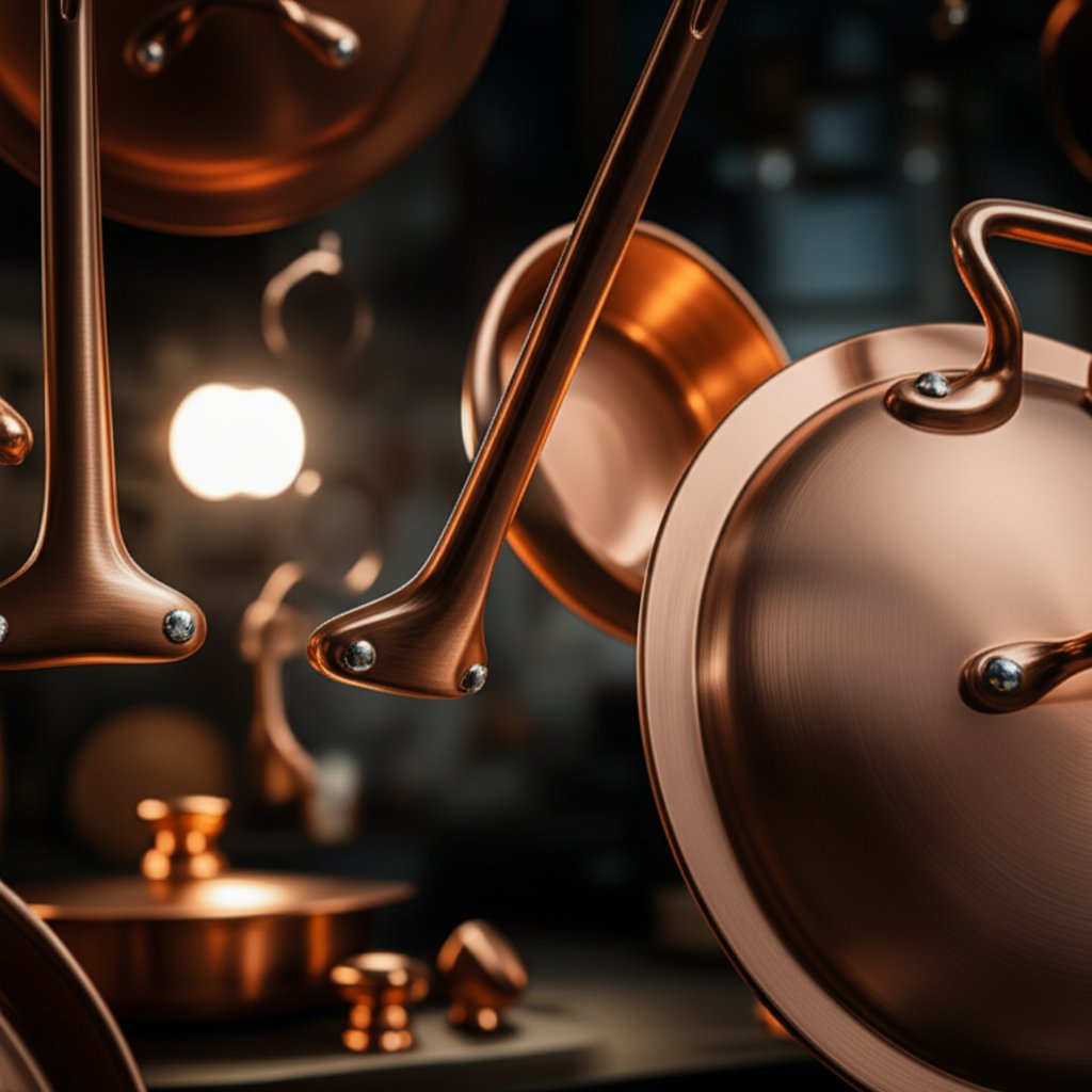 copper cookware parts crafted with precision for optimal fit and durability
