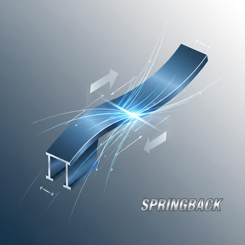 visualization of springback behavior in bent aluminum profiles