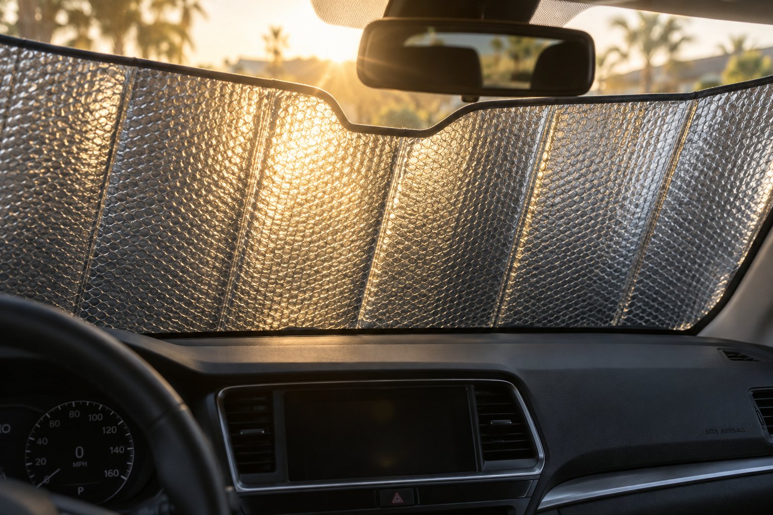 Which Side Of Sunshade Faces Out — Stop Cooking Your Dashboard