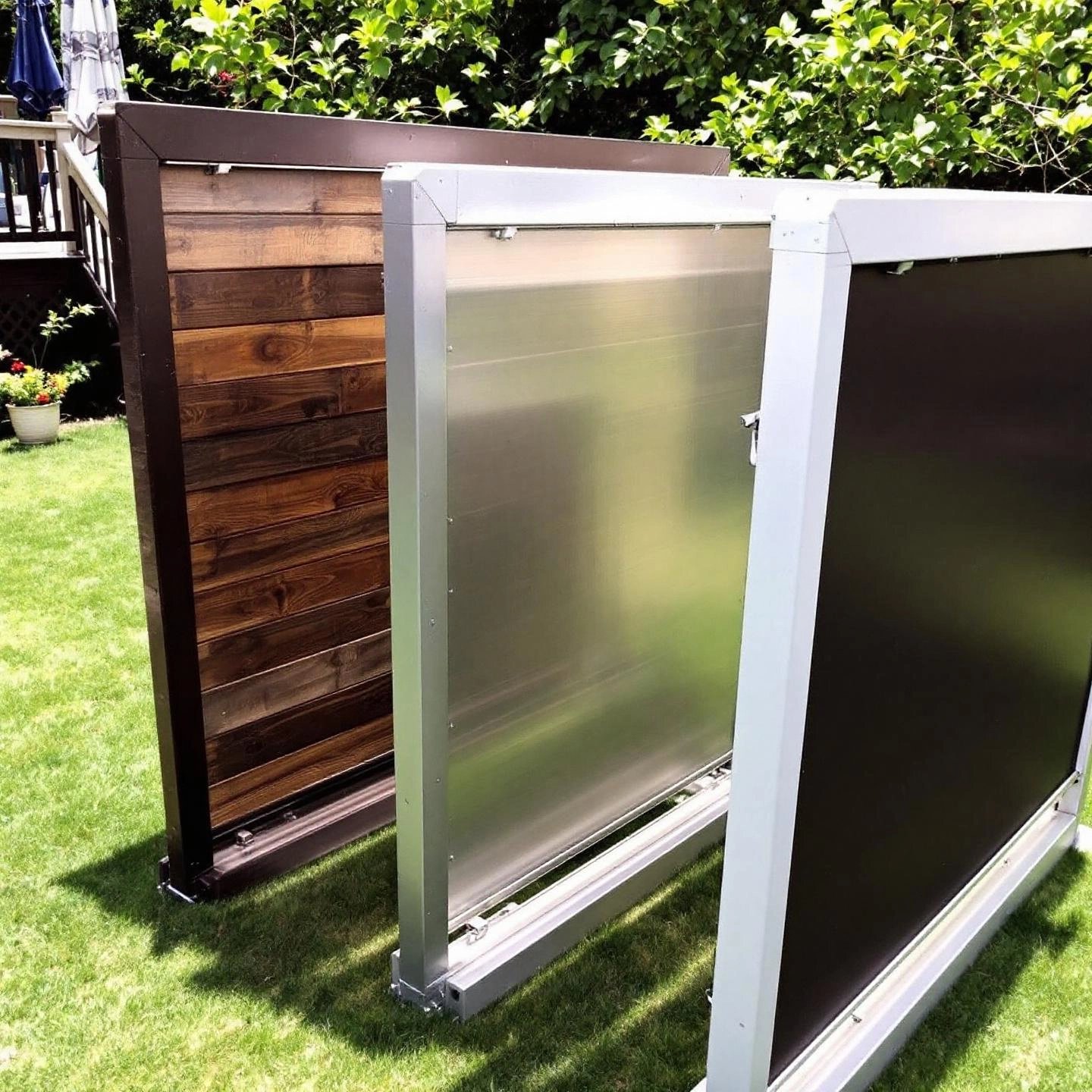 aluminum wood and vinyl patio covers compared for durability and style