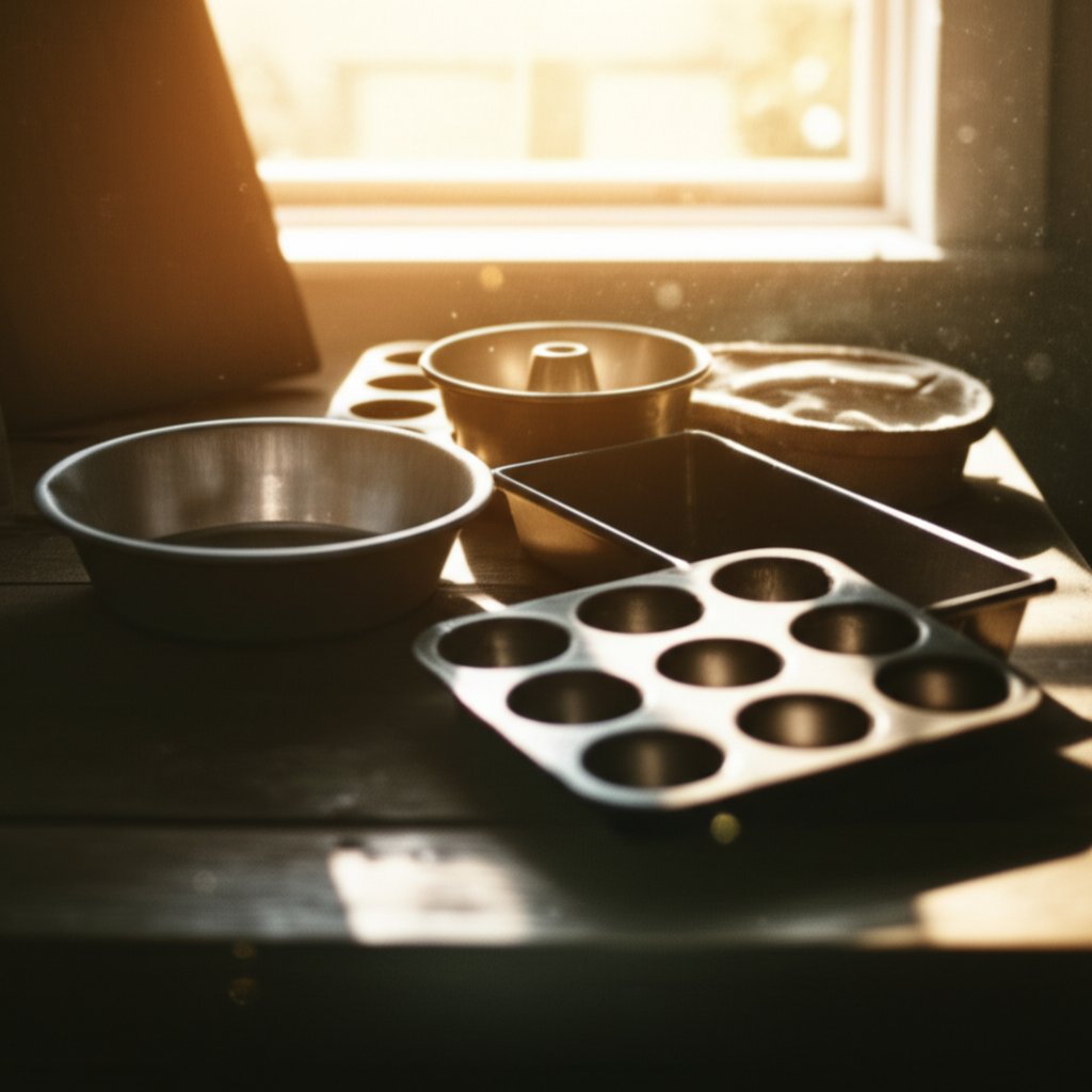 specialized aluminum baking pans ready for home baking