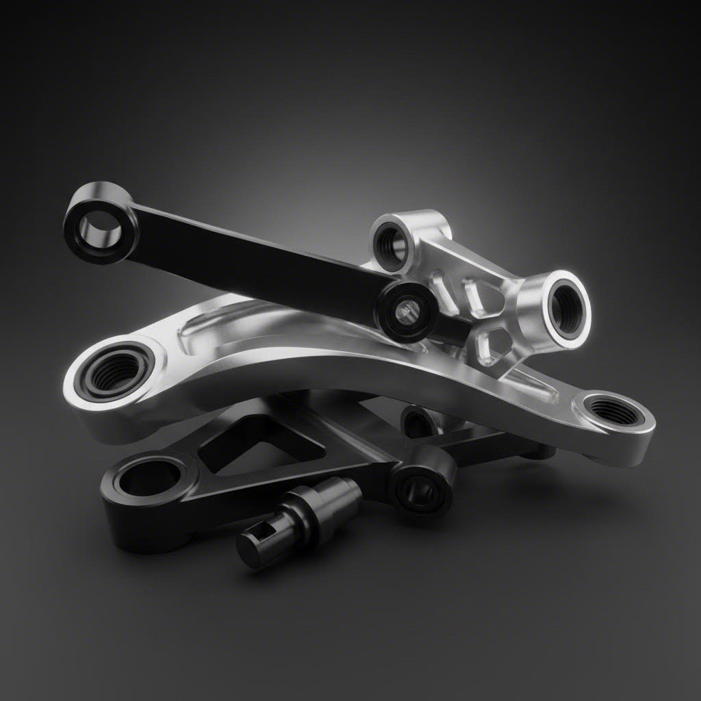 anodized forged aluminum components for automotive and aerospace applications