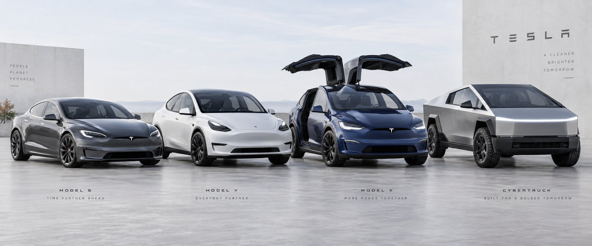 tesla's lineup features different glass roof sizes and geometries that affect heat perception