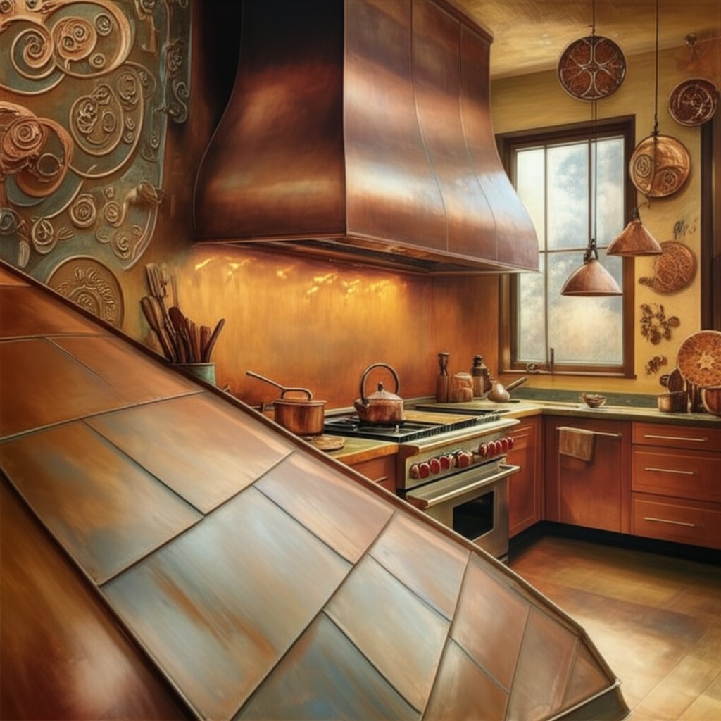 common copper sheet applications in roofing kitchen design and artisan crafts