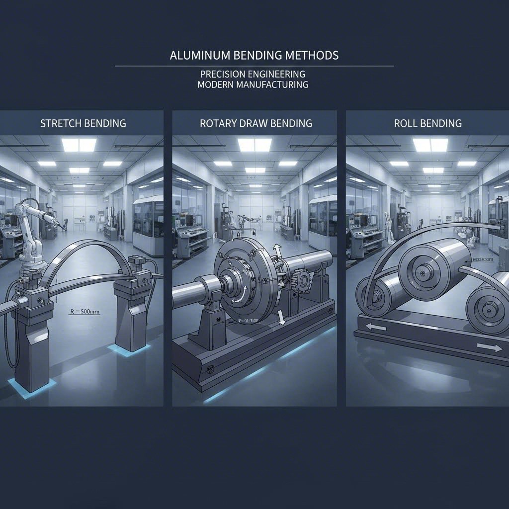 different aluminum bending methods suit various profile geometries and radius requirements