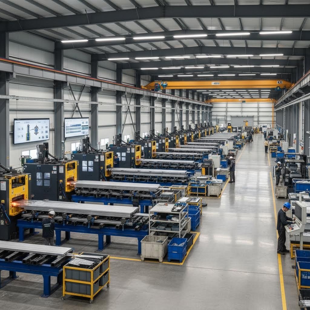 advanced aluminum extrusion facility with integrated manufacturing capabilities