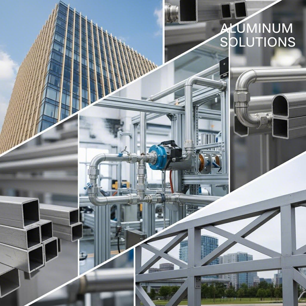 aluminum pipe extrusion applications across architectural and industrial sectors