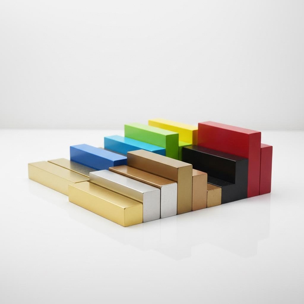 aluminum extrusion surface finish options including anodizing and powder coating