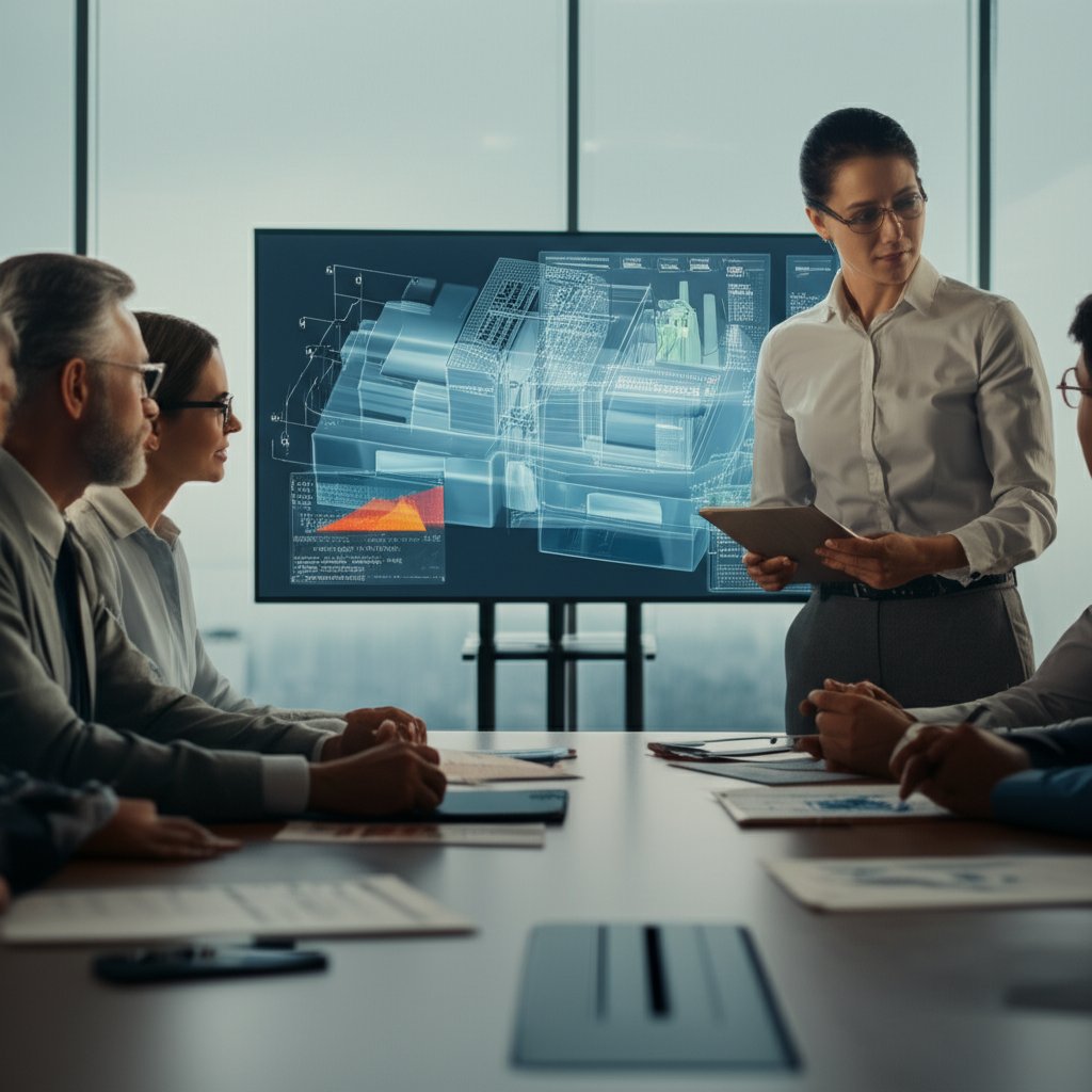 engineers evaluating an automotive die supplier with digital simulations