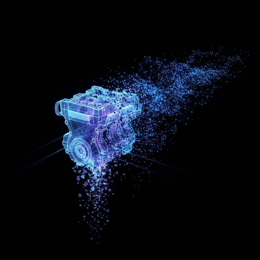 digital schematic illustrating the precision of automotive die casting mold design