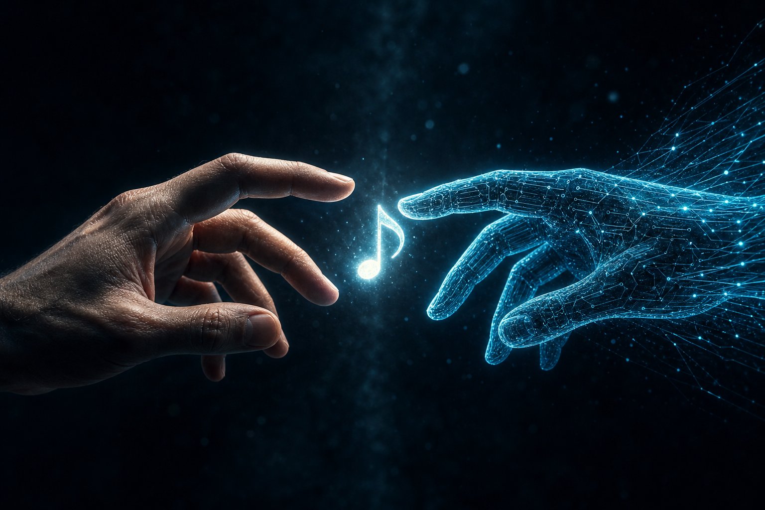 most modern music exists on a spectrum between fully human and fully ai generated making binary detection increasingly challenging