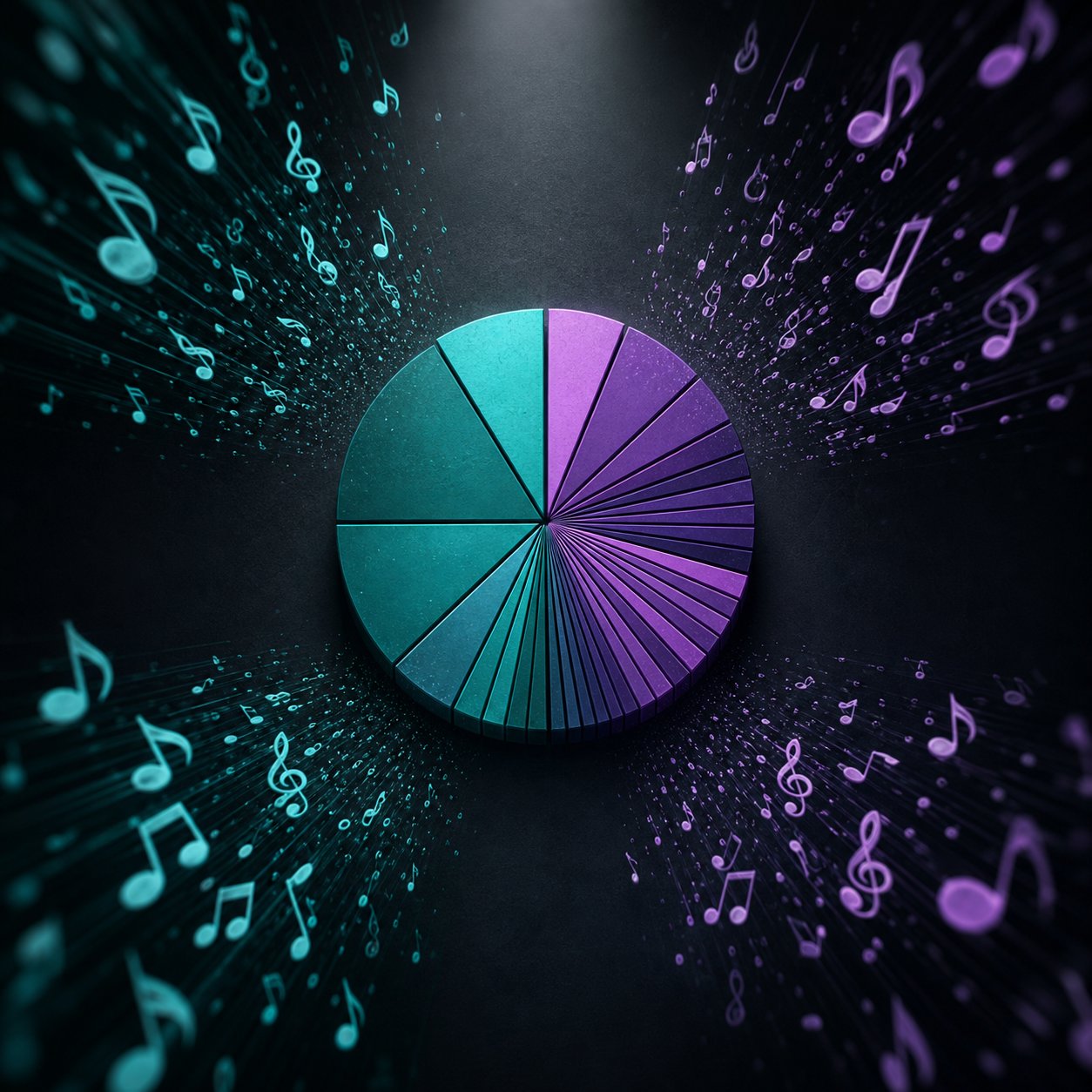 the pro rata streaming model means more ai tracks dilute payments for every human artist on the platform