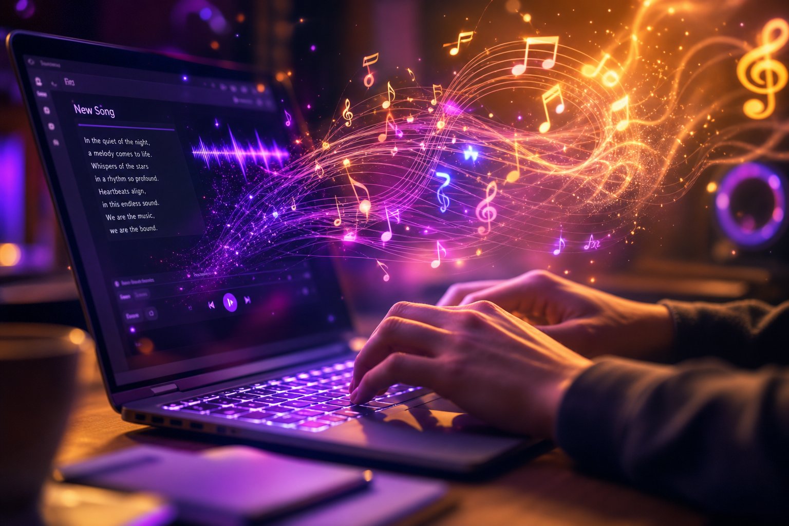 ai music generators turn text prompts and lyrics into complete songs without musical training