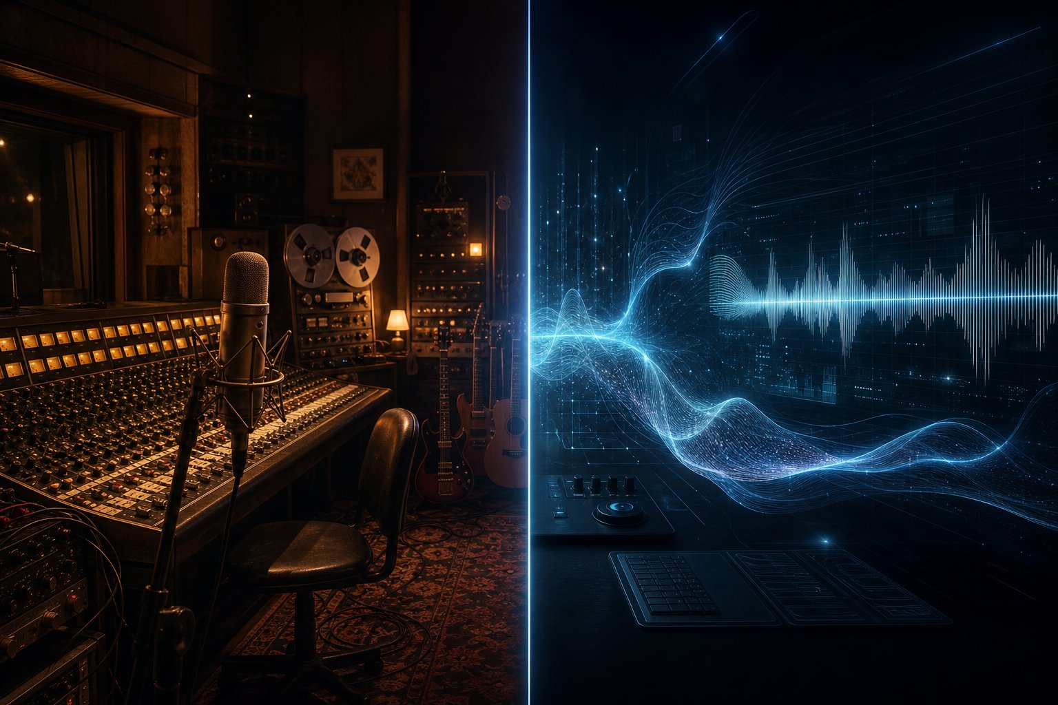 the debate over ai music artists centers on balancing creative innovation with protecting human musicians
