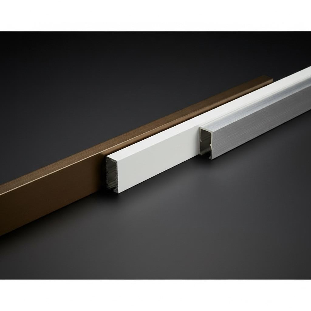 aluminum extrusion surface finish options from mill finish to anodized and powder coated