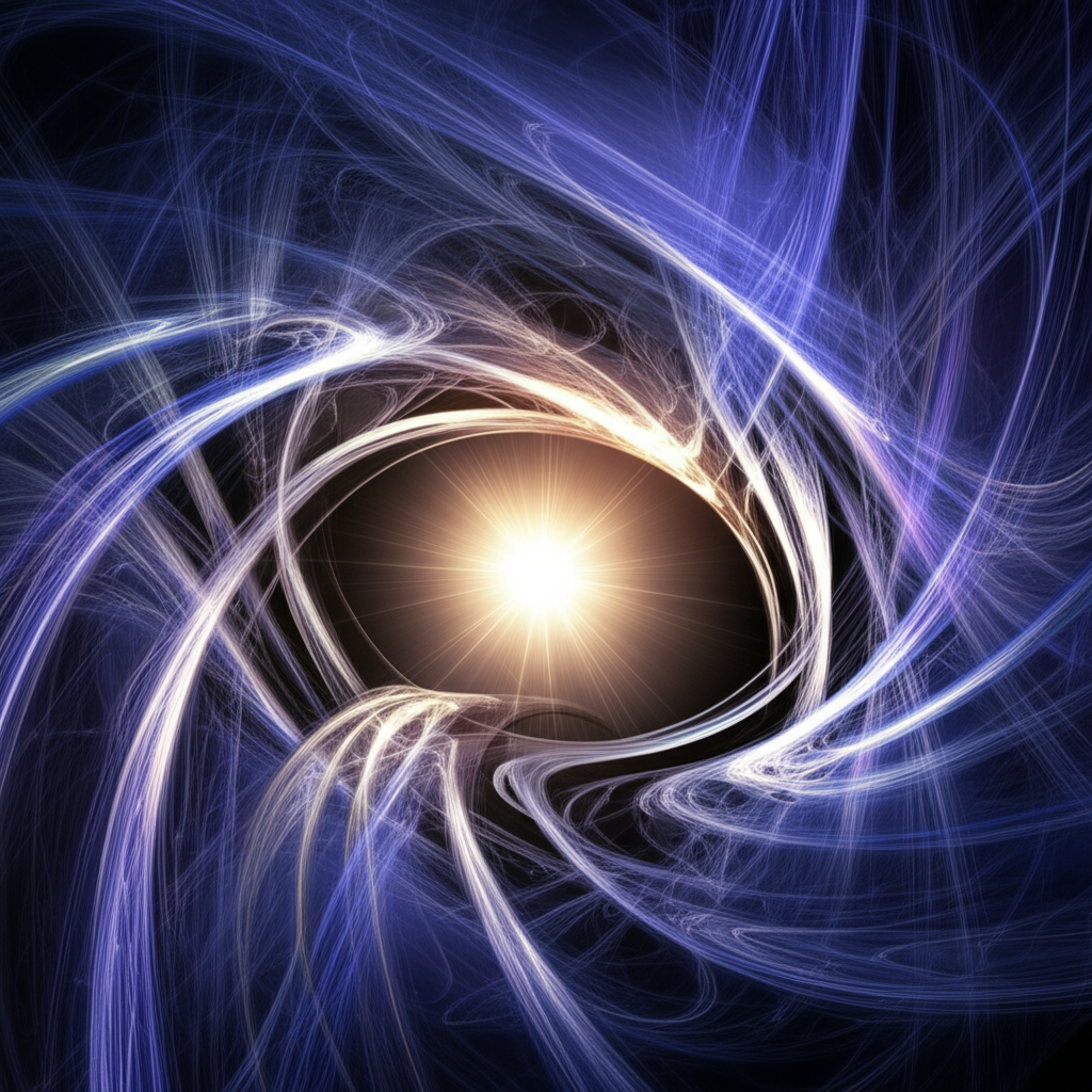 conceptual art showing a project manager bringing order and clarity to a complex project