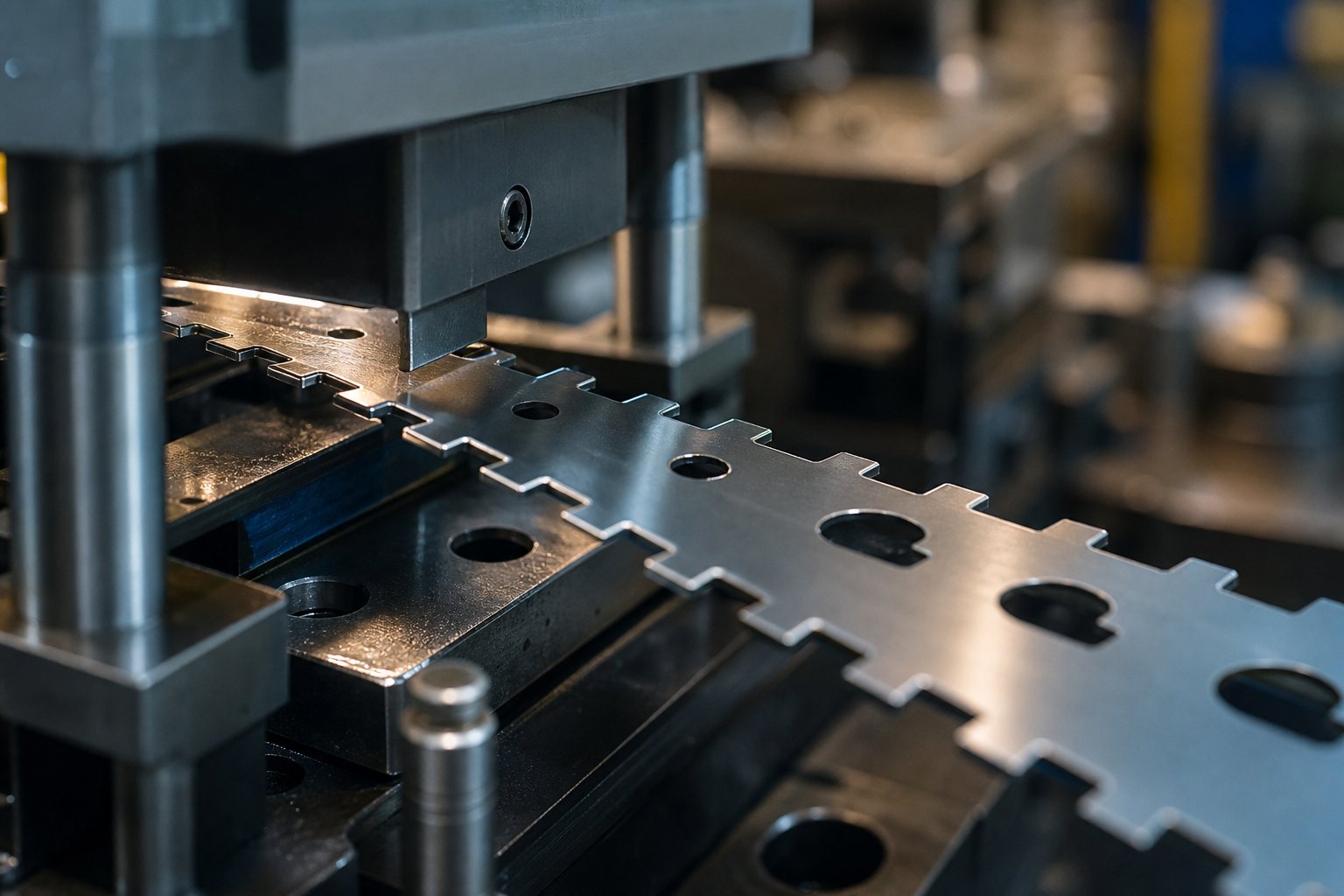 info-1-1 bypass notches on a carrier strip control feed progression in progressive stamping dies