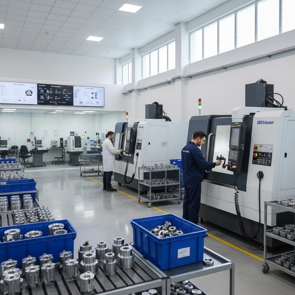 a certified precision machining facility with advanced equipment and quality systems
