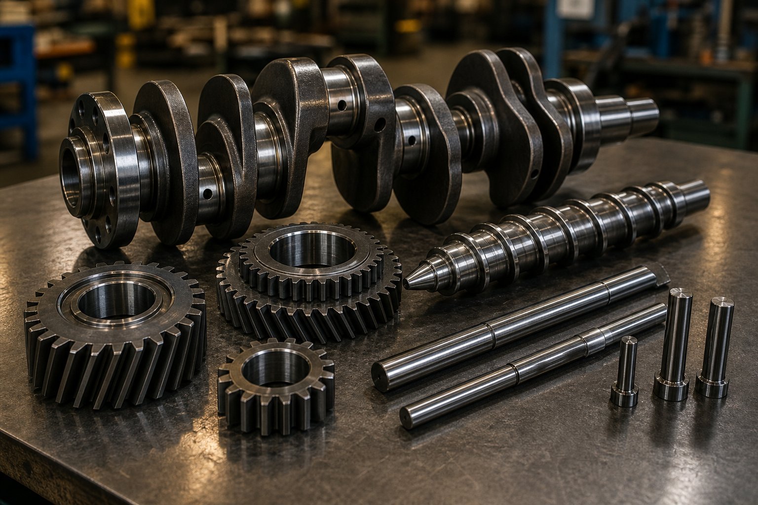 precision steel components treated with gas nitriding for automotive plastics and tooling applications