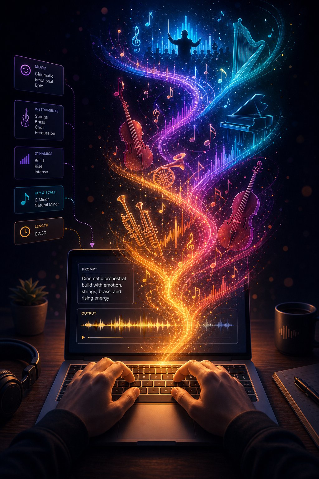 specific and detailed prompts dramatically improve ai music output quality