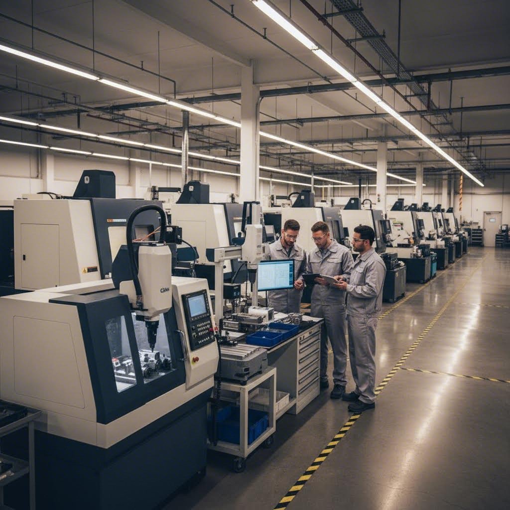 professional cnc machine shop with quality inspection capabilities