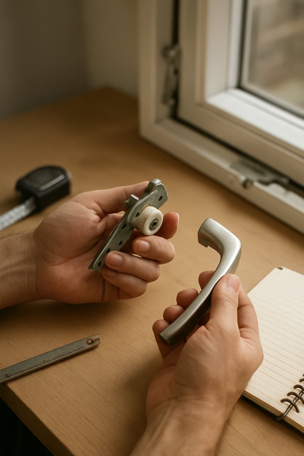 checking fit points before ordering aluminum window hardware