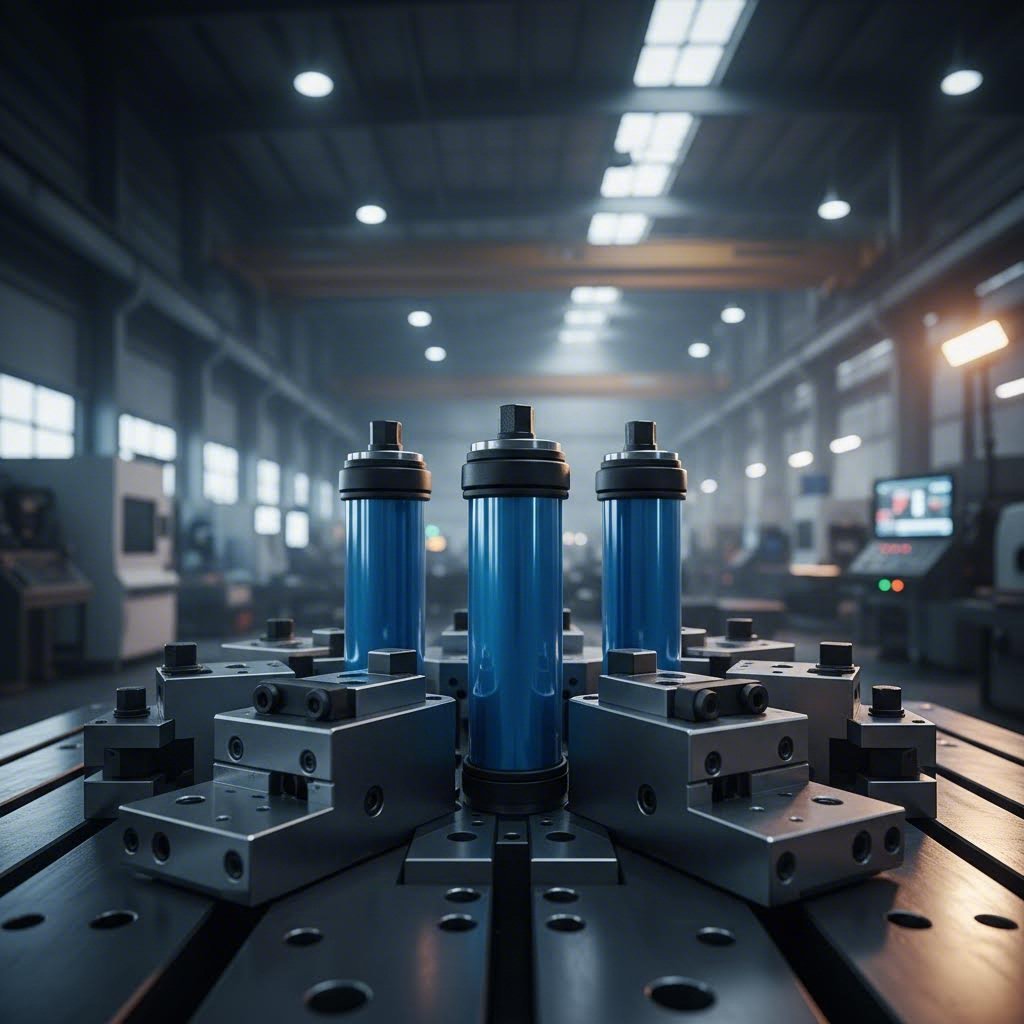 nitrogen gas springs installed in a precision stamping die for consistent force delivery