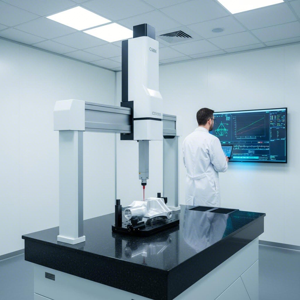 cmm inspection verifying dimensional accuracy in precision metal manufacturing