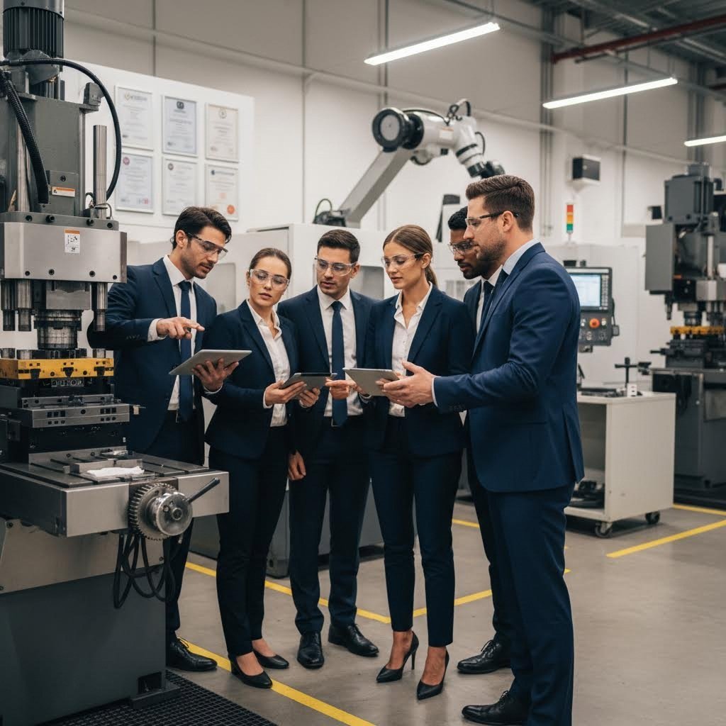 evaluating manufacturing partner capabilities through facility assessment and equipment review